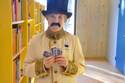 Lovkul med bokjakt i Stadsbiblioteket